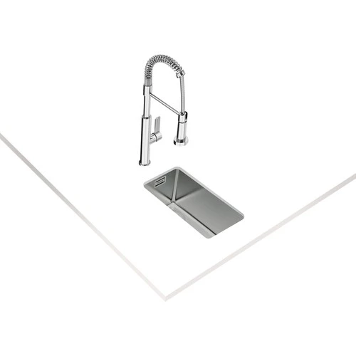 - BE LINEA RS15 18.40 - Tezgahaltı Eviye - Paslanmaz Çelik - 18 cm - 115000010 - 2