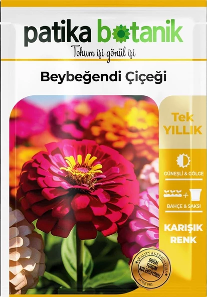 30 Adet Beybeğendi (zinnia) Çiçek Tohumu - 2