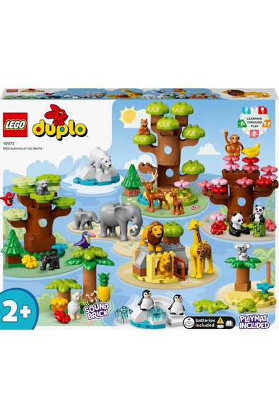 ® DUPLO® Vahşi Dünya Hayvanları 10975 - 2 Yaş ve Üzeri Çocuklar için Yapım Seti (142 Parça) - 3