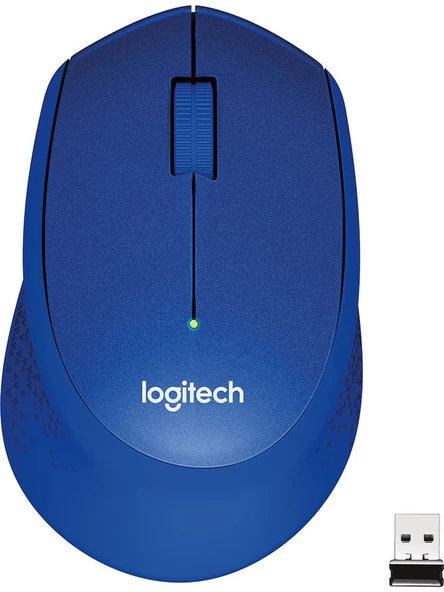 Logitech M330 Sessiz Kablosuz Optik Mouse - Mavi