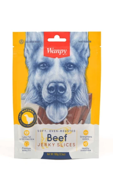 Wanpy Oven Roasted Gerçek Biftekli 100gr Köpek Ödül Maması