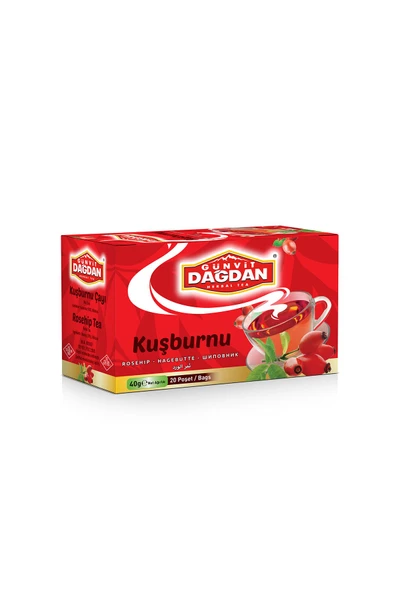 Kuşburnu 20-li Kutu Natürel Sallama Poşet Çay - 2