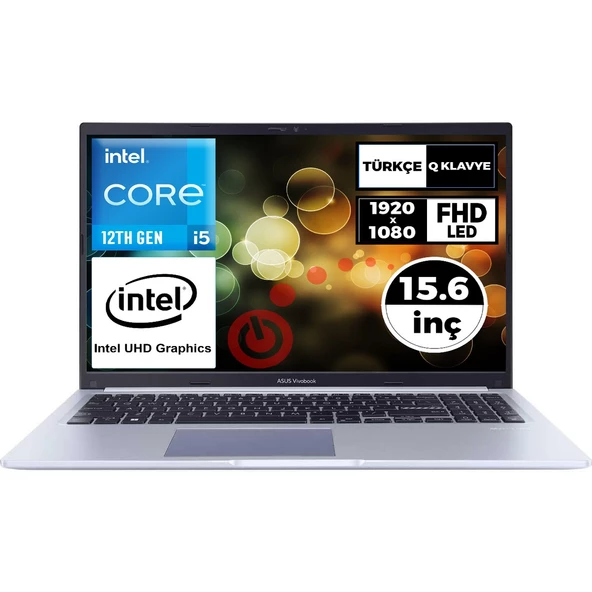 Vivobook 15 I5-1235U 8gb 512GB SSD 15.6" Fhd Windows 11 Pro Taşınabilir Bilgisayar X1502ZA-EJ1067 014