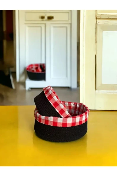 2 Li Astarlı Sepet Organizer Siyah Renk - 3