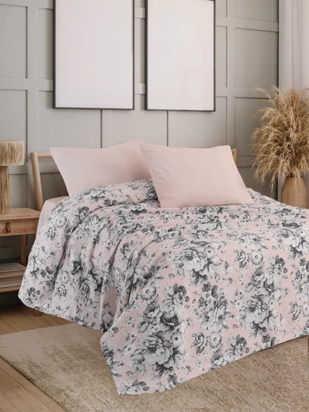 Fixe Çift Kişilik Pike Takımı Spring Fuşya - Karol Pembe