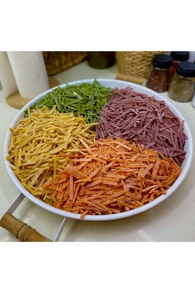 Köy Makarnası Karışık Sebzeli Erişte 500 GR. - 2