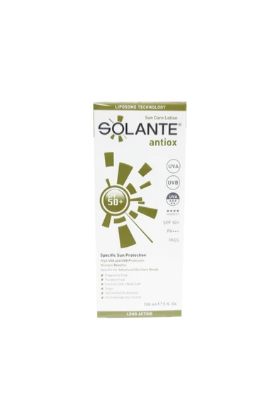 SOLANTE ANTIOX 150 ML SPF 50
