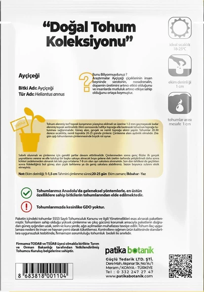 75 Adet Çerezlik Ayçiçeği Tohumu - 3