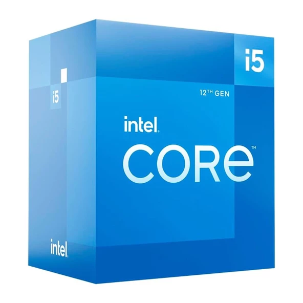 Intel Core i5-12400 6C 2.5GHz 18MB 1700P Kutulu Fanlı İşlemci