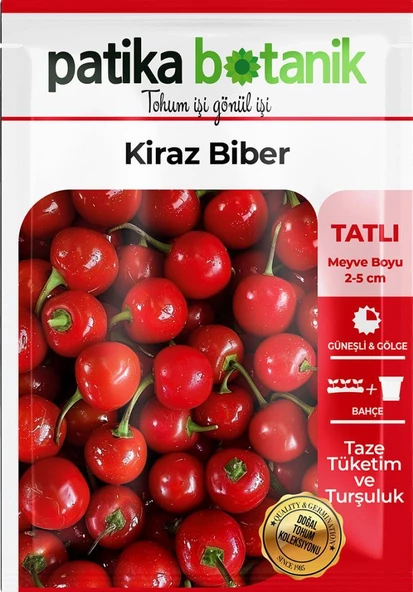 200 Adet Kiraz Biber Tohumu (Tatlı) - 2
