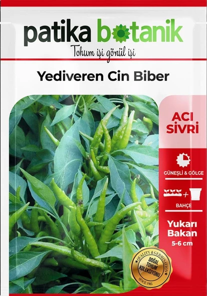 200 Adet Yediveren Cin Biber Tohumu (Yukarı Bakan) - 2