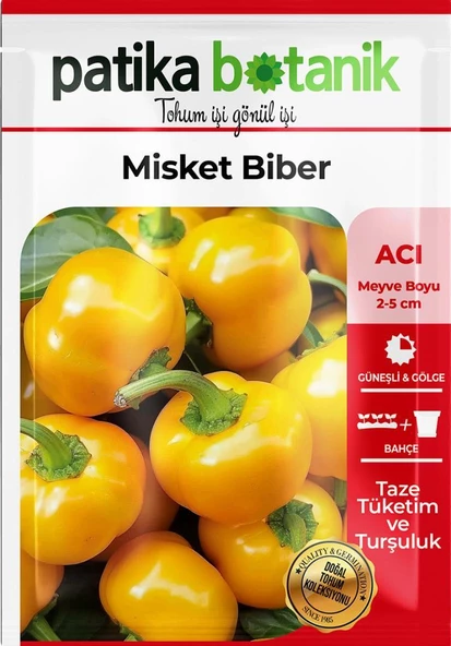 150 Adet Ata Tohumu Yerli Misket Biber - Resim 2