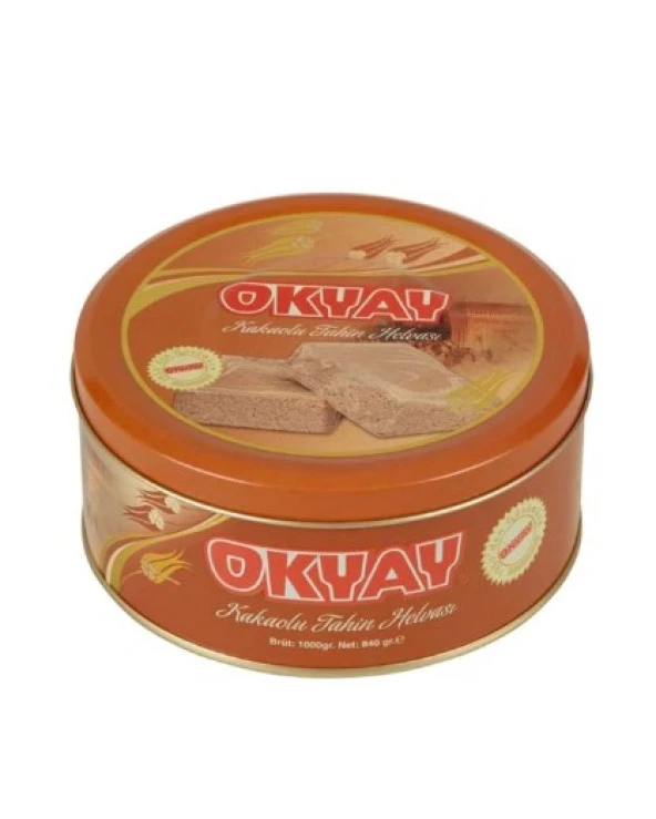 Okyay Kakaolu 840 gr Teneke Kutu Tahin Helvası - 3