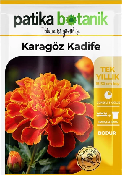 50 Adet Karagöz (Tagetes L.) Çiçek Tohumu - 2