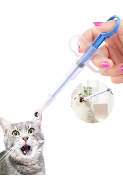 Kedi Köpek Hap Yutturma Enjektörü - Yumuşak Uçlu Hap Yutturma Aparatı - 2