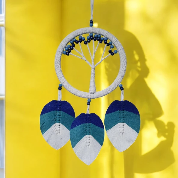 Hayat Ağacı Şekilli Yapraklı Duvar Dekoru - Resim 4