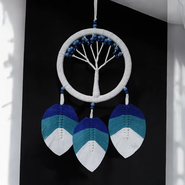 Hayat Ağacı Şekilli Yapraklı Duvar Dekoru - Resim 6