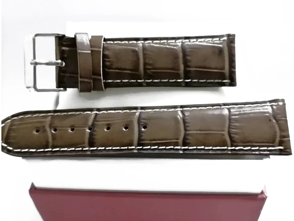 Fado&Her Saate Uyumlu Hakiki  Deri Saat Kordonu 24   mm  (42) ürün görseli 1