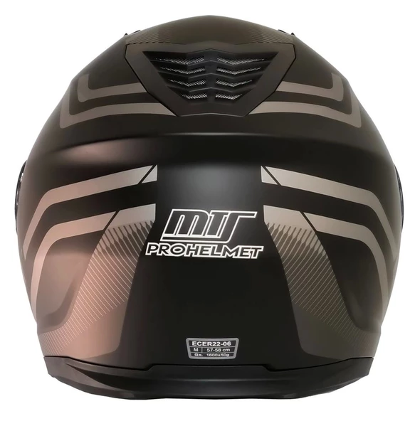 MTS 966 WX20 GREY ÇENE AÇILIR MAT SİYAH-GRİ KASK - 4