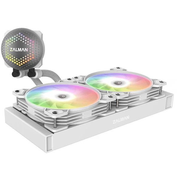Zalman ALPHA28 Beyaz 83CFM 1600RPM 2*14cm ARGB Fan AMD AM5/Intel LGA1700 280mm Sıvı Soğutmalı CPU Fan - 3