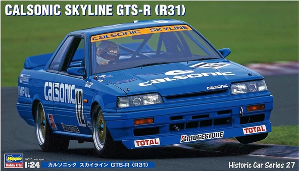 Hasegawa HMCC27 1:24 Clasonic Skyline GTS-R (R31), Çok aşamalı Model Araba Kit