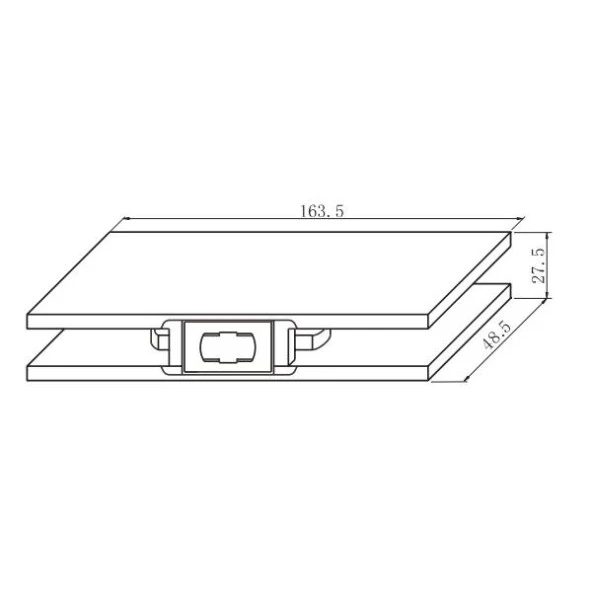 Kale KD070/20-110 Cam Kapı Alt Menteşe - Resim 2