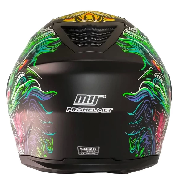 MTS 966 V2 DRAGO ÇENE AÇILIR KASK - 4