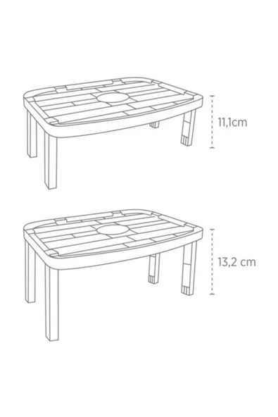 Periboia 2 Adet Şeffaf Moduler Ayarlanabilir Dolap Çekmece İçi Mutfak Banyo Raf Düzenleyici - 2