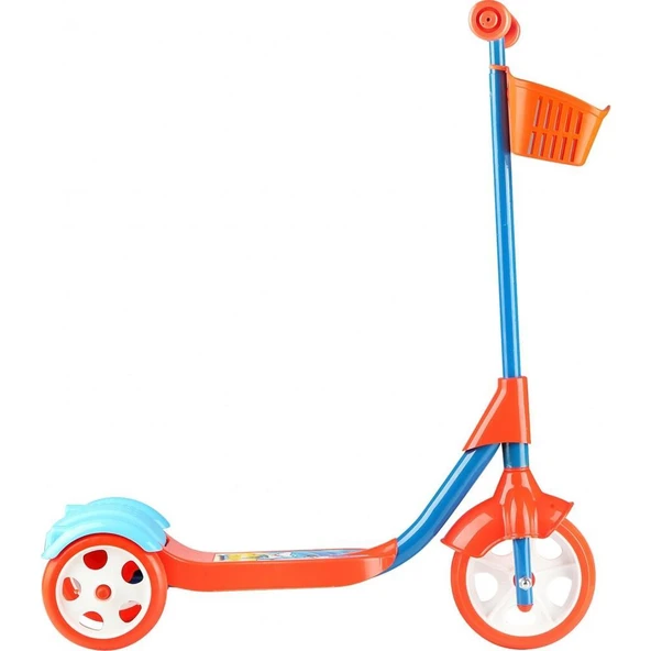 Erdem Oyuncak 3 Tekerlekli (Mega XL Tekerlek) Frenli, Sepetli, Yükseklik Ayarlı, Çocuk SCOOTER SHARK ESC13E - 2