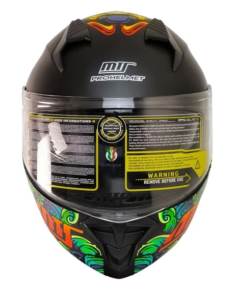 MTS 966 V2 DRAGO ÇENE AÇILIR KASK - 3
