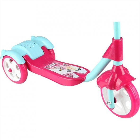 Erdem Oyuncak 3 Tekerlekli (Mega XL Tekerlek) Frenli, Sepetli, Yükseklik Ayarlı, Çocuk SCOOTER PRENSES ESC11E - 3