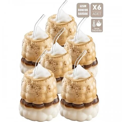 Periboia Üzüm Bardak Seti (60 ML) - 6 ADET