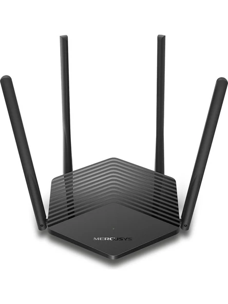 Mercusys MR60X, AX1500 Mbps, Gigabit Portları, Fiber Destekli, Akıllı Bağlantı, WPA3, Mobil Uygulama ile Kolay Kurulum, VPN Destekli, MU-MIMO ve Beamforming Özellikli,  Dual-Band Wi-Fi 6 Router