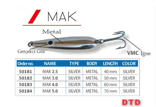 DTD MAK KAŞIK 3.0 5 CM 3 GR - 2