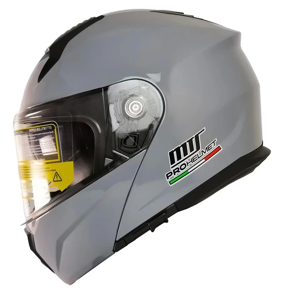 MTS 966 V2 ÇENE AÇILIR NARDO GRİ KASK