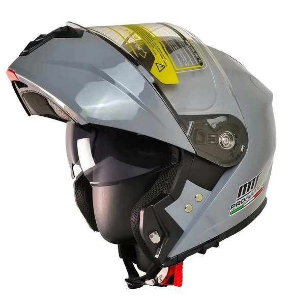 MTS 966 V2 ÇENE AÇILIR NARDO GRİ KASK - 2