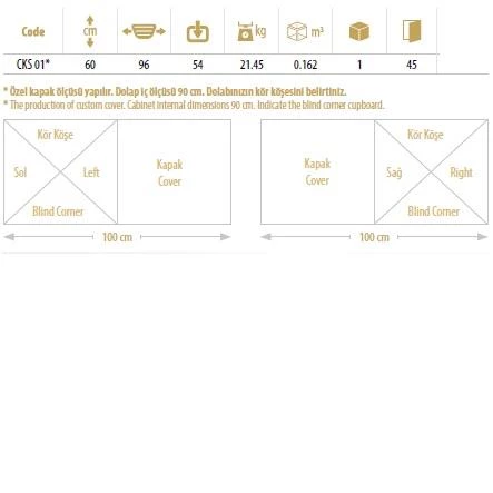 Çağdaş Tezgah Altı Kör Köşe Sepeti Kapak Bağlantılı - 3
