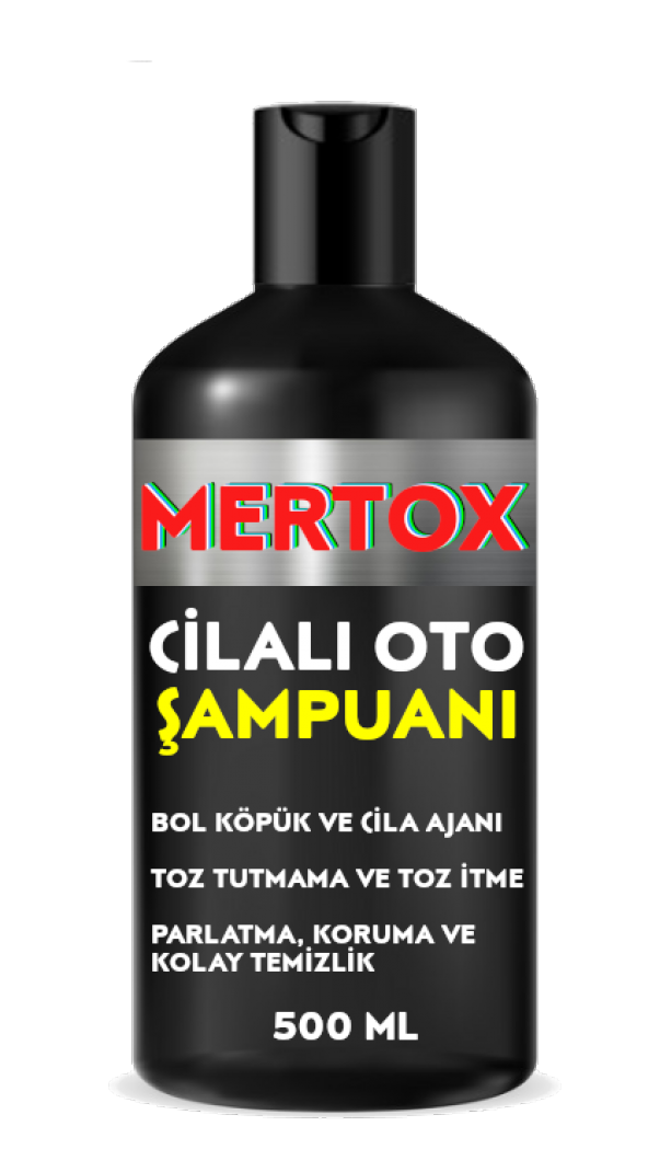 MERTOX ARAÇ ARABA OTOMOBİL OTO TEMİZLİK VE BAKIM SETİ CİLALI OTO ŞAMPUANI MOTOR TEMİZLEYİCİ TORPİDO PARLATICI SÜT VE LASTİK PARLATICI 4X500ML - 2