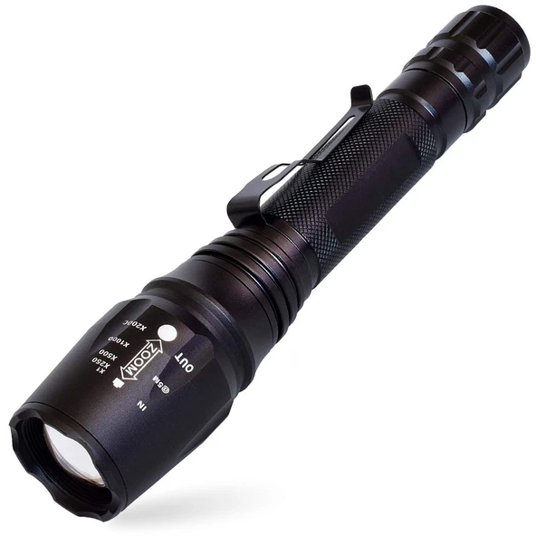 Profesyonel Tx6 Şarjlı Zoomlu El Feneri Wt-241 - 2