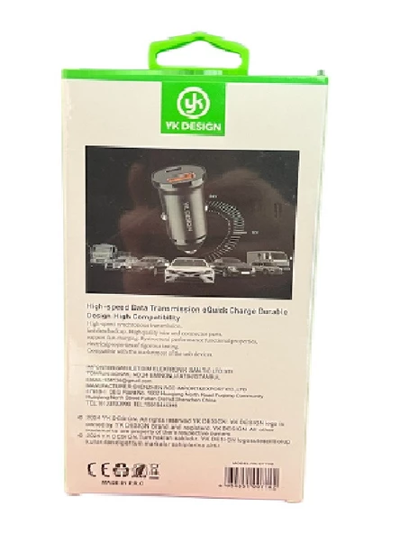 YK Design YK-OT700 PD 35W Araç Hızlı Şarj Başlığı - Resim 4