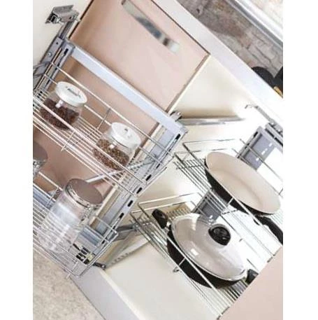 Çağdaş Tezgah Altı Kör Köşe Sepeti Kapak Bağlantılı - 2