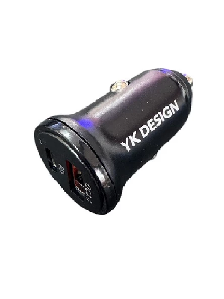 YK Design YK-OT700 PD 35W Araç Hızlı Şarj Başlığı - Resim 2