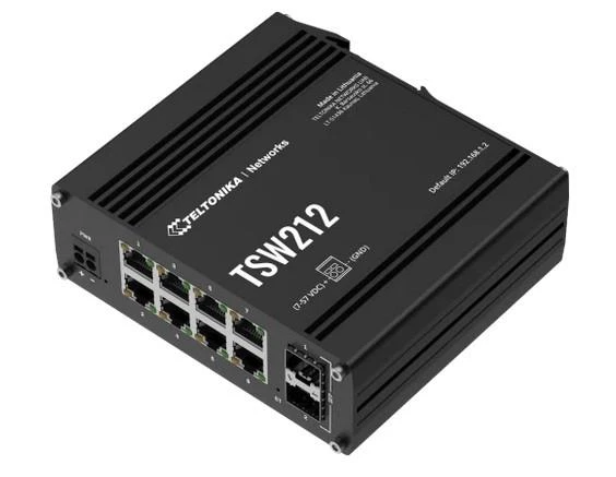 8 x RJ45 ports, 10/100/1000 Mbps, L2 managed Ethernet switch