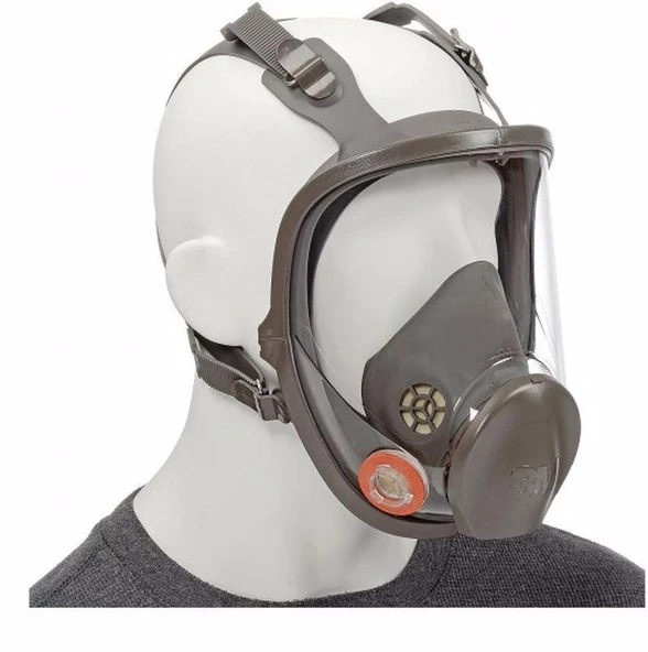 3M 6800 Tam Yüz Maskesi Ortaboy - Resim 5