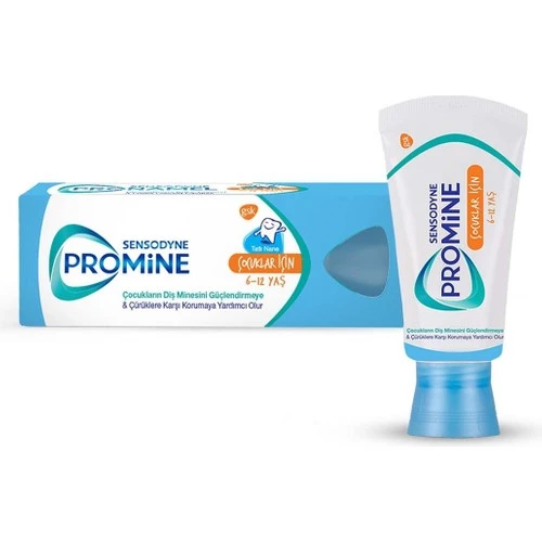 Sensodyne Promine Kids Çocuklar İçin 6 - 12 Yaş Diş Macunu 50Ml​