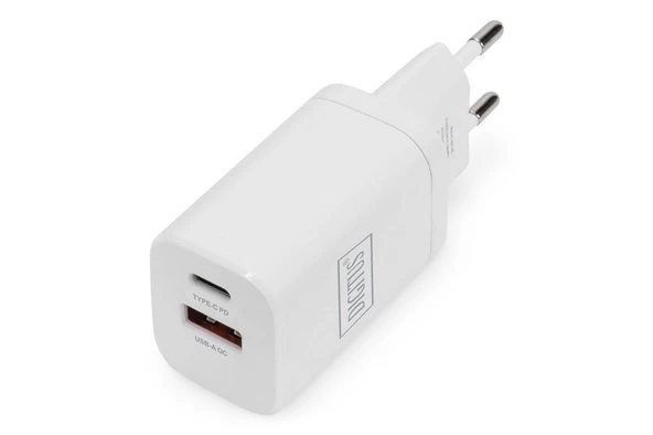 Digitus USB Şarj Cihazı, 1 x USB Tip-C™ (PD) / 1 x USB A (QC), 30W
Digitus USB Charger 1 x USB Type-C™ (PD) / 1 x USB A (QC), 30W