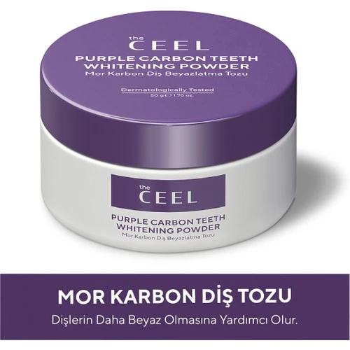 The Ceel Diş Beyazlatıcı Aktif Mor Karbon Diş Tozu 50 Gr