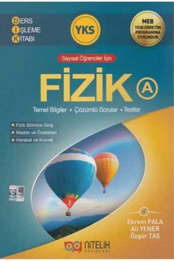 Nitelik Yayınları Yks Tyt Ayt Fizik B Ders İşleme Kitabı