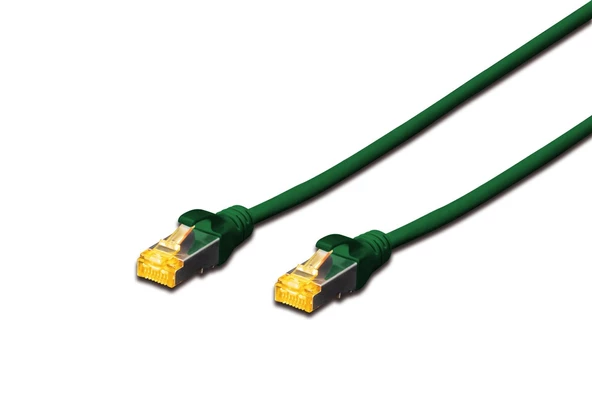 Beek CAT 6A SFTP/PIMF (Pairs In Metal Foil) Patch Kablosu, LSZH, 2 metre, AWG 26, Yeşil Renk