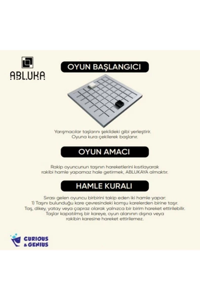 Curious&Genius Abluka Akıl Ve Zeka Oyunu (TAZOF TURNUVA KUTU OYUNU) - 3
